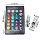 Set 2 Becuri T10 LED 12v RGB Cu Telecomanda Auto RU Set 2 Becuri T10 LED 12v RGB Cu Telecomanda Auto RU