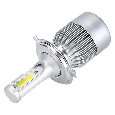 Set 2 Lampi LED C6 H4 cu doua faze Lumina ALBA temperatura 6500K putere 55W Set 2 Lampi LED C6 H4 cu doua faze Lumina ALBA temperatura 6500K putere 55W