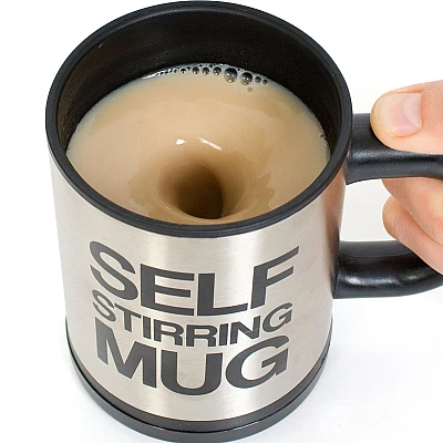 Cana cu amestecare automata - Self-stirring Mug Cana cu amestecare automata - Self-stirring Mug