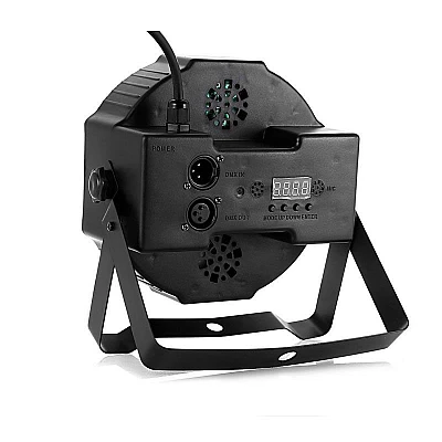 Proiector PAR 18 LED-uri Lumini Scena JOC de lumini Dj sau Club Reflector 18 LED RGB cu proiectie lumini Proiector PAR 18 LED-uri Lumini Scena JOC de lumini Dj sau Club Reflector 18 LED RGB cu proiectie lumini