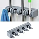 Suport de perete pentru 4 maturi si mopuri Broom Holder Suport de perete pentru 4 maturi si mopuri Broom Holder