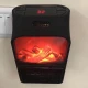 Aeroterma Flame Heater portabila tip SEMINEU cu telecomanda si efect de flacara