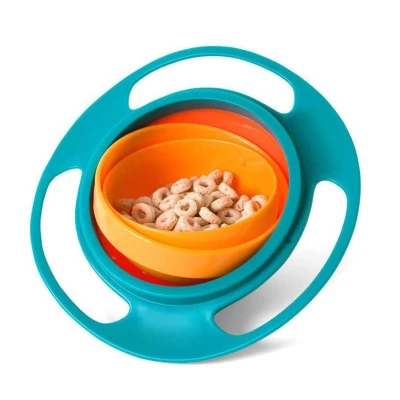 Set 2 Castroane pentru copii cu sistem antirasturnare Gyro Bowl