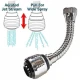 Set 2 Racorduri flexibile  universale robinet  Turbo Flex360