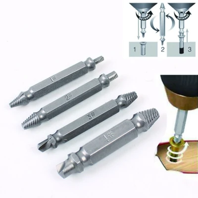 Set 4 burghie bormasina extractoare