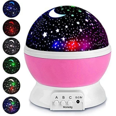 UB Star Master MOV GLOB 360 Lampa de Veghe cu Proiector Rotativ Stele 