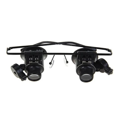 Ochelari Cu Lentile Microscop 20x Si LED