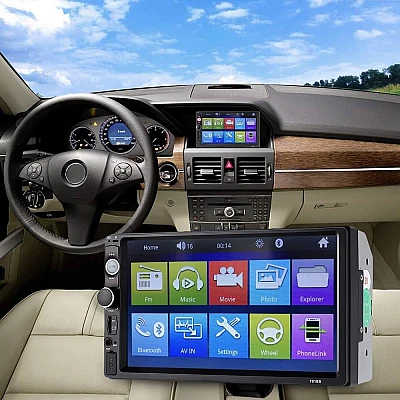 Mp5 player auto 7012B 2DIN TouchScreen 7", Bluetooth, USB, AUX, CAMERA Mansalier Mp5 player auto 7012B 2DIN TouchScreen 7", Bluetooth, USB, AUX, CAMERA Mansalier