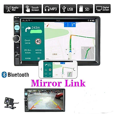 Mp5 player auto 7012B 2DIN TouchScreen 7", Bluetooth, USB, AUX, CAMERA Mansalier Mp5 player auto 7012B 2DIN TouchScreen 7", Bluetooth, USB, AUX, CAMERA Mansalier