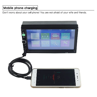 Mp5 player auto 7012B 2DIN TouchScreen 7", Bluetooth, USB, AUX, CAMERA Mansalier Mp5 player auto 7012B 2DIN TouchScreen 7", Bluetooth, USB, AUX, CAMERA Mansalier
