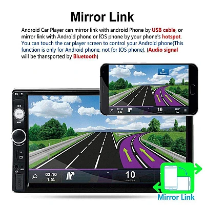 Mp5 player auto 7012B 2DIN TouchScreen 7", Bluetooth, USB, AUX, CAMERA Mansalier Mp5 player auto 7012B 2DIN TouchScreen 7", Bluetooth, USB, AUX, CAMERA Mansalier