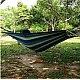 Hamac VERDE cu bara de lemn  80x200 din bumbac