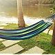 Hamac VERDE cu bara de lemn  80x200 din bumbac