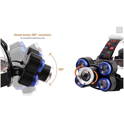 Lanterna de CAP cu 5 Led XQ-54-5 Lanterna de CAP cu 5 Led XQ-54-5