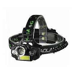 Lanterna de CAP cu zoom T44, LED Q5, COB, T6