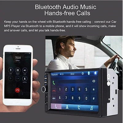 Player auto 7023B Mp5 2 Din Touchscreen Bluetooth Player auto 7023B Mp5 2 Din Touchscreen Bluetooth