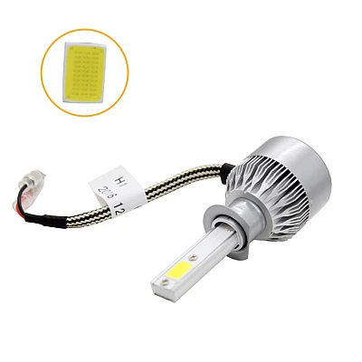 Set 2 Lampi LED C6 H1 Lumina ALBA 6500K 55W 7600 lumeni/ set Set 2 Lampi LED C6 H1 Lumina ALBA 6500K 55W 7600 lumeni/ set