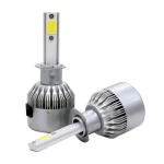 Set 2 Lampi LED C6 H1 Lumina ALBA 6500K 55W 7600 lumeni/ set