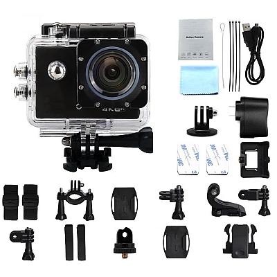 Camera Sport 4K HD Carcasa rezistenta la Apa Camera Sport 4K HD Carcasa rezistenta la Apa