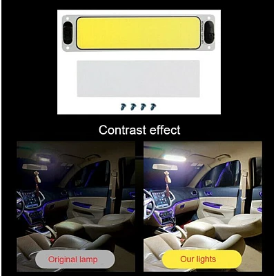 2x Placa COB plafon 16w Lampa auto 108 LED 12/24 v 2x Placa COB plafon 16w Lampa auto 108 LED 12/24 v