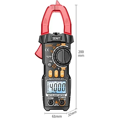 Cleste ampermetric digital S208 pentru masurare tensiune intensitate rezistenta diode si continuite in circuit Cleste ampermetric digital S208 pentru masurare tensiune intensitate rezistenta diode si continuite in circuit