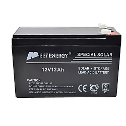 Acumulator pentru panou solar Meet Energy 12V 12Ah