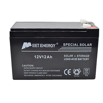 Acumulator pentru panou solar Meet Energy 12V 12Ah