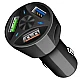 Incarcator Auto cu Incarcare Rapida si 3 USB putere 55W Incarcator Auto cu Incarcare Rapida si 3 USB putere 55W