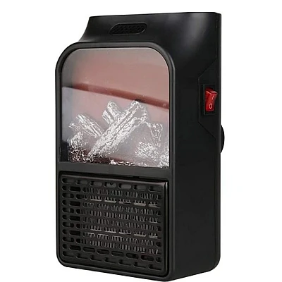 Aeroterma Flame Heater portabila tip SEMINEU cu telecomanda si efect de flacara Aeroterma Flame Heater portabila tip SEMINEU cu telecomanda si efect de flacara