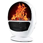 Aeroterma electrica 1500W Flame Heater tip semineu cu simulare flacari 