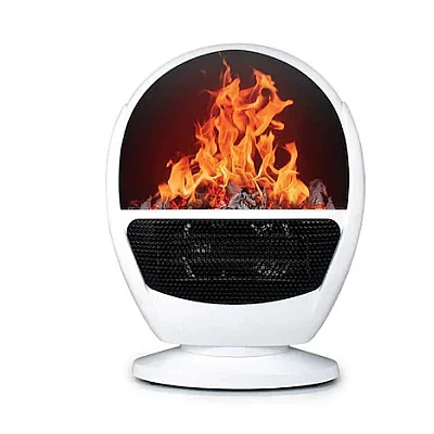 Aeroterma electrica 1500W Flame Heater tip semineu cu simulare flacari Aeroterma electrica 1500W Flame Heater tip semineu cu simulare flacari