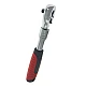Antrenor telescopic cu clichet cu 3 capete interschimbabile
