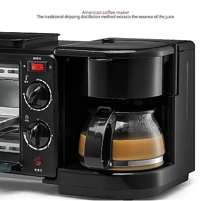 Aparat Multifunctional 3 In 1 Mic Dejun Cuptor Gratar Filtru Cafea Aparat Multifunctional 3 In 1 Mic Dejun Cuptor Gratar Filtru Cafea