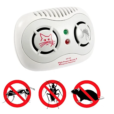 Aparat anti-rozatoare si tantari Super Ultrasonic AR166B Aparat anti-rozatoare si tantari Super Ultrasonic AR166B