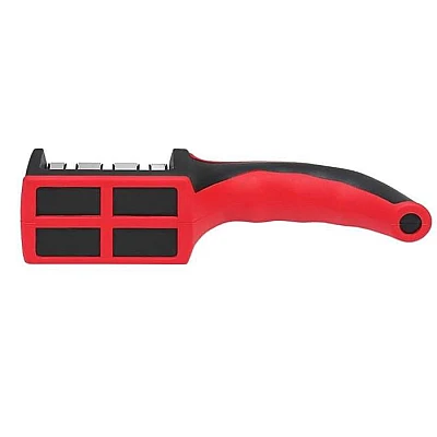 Ascutitor 3in1 de bucatarie cu maner (foarfece, cutite ceramica) Ascutitor 3in1 de bucatarie cu maner (foarfece, cutite ceramica)