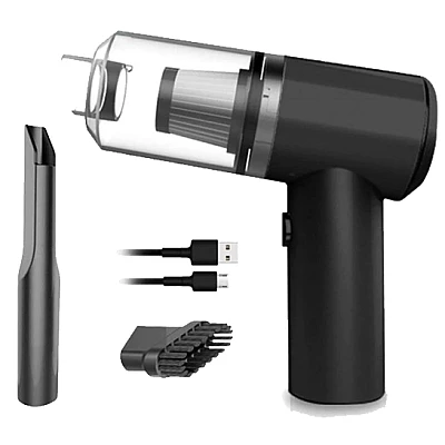 Aspirator auto Fara fir 2in1 120 W Cu Lumina LED Negru Aspirator auto Fara fir 2in1 120 W Cu Lumina LED Negru