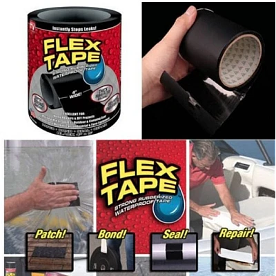 2 x Banda Flex Tape Adeziva 4 " reparatoara rezistenta 2 x Banda Flex Tape Adeziva 4 " reparatoara rezistenta