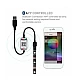 Banda Smart Led RGB continua 2m ambientala TV USB bluetooth cu controler remote din telefon