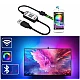 Banda Smart Led RGB continua 2m ambientala TV USB bluetooth cu controler remote din telefon