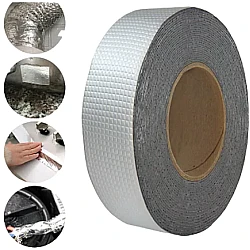 Banda acoperis 150mm x 5M butilica adeziva hidroizolanta bituminoasa durabila Rezistenta la Apa 
