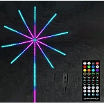 UB Banda artificii LEDBluetooth/USB Control prin telecomanda/telefon RGB Sincronizare audio 2 cm Multicolor