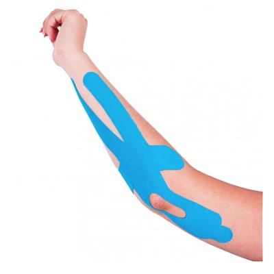 Banda kinesiologica Rocktape 5cm x 5m ALBASTRU Banda kinesiologica Rocktape 5cm x 5m ALBASTRU