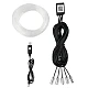 Banda led auto fibra optica cu bluetooth Banda led auto fibra optica cu bluetooth