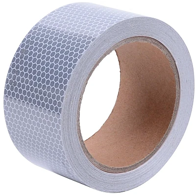 Banda reflectorizanta alba tip fagure 50 x 5 cm OMOLOGATA Banda reflectorizanta alba tip fagure 50 x 5 cm OMOLOGATA