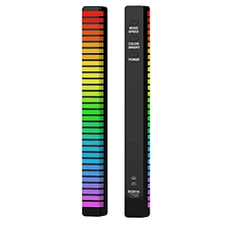 Bara RGB 32 leduri sincronizare muzicala 18 culori (bara de ritm) ACUMULATOR + USB C Bara RGB 32 leduri sincronizare muzicala 18 culori (bara de ritm) ACUMULATOR + USB C