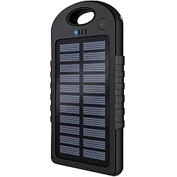 Baterie externa cu incarcare solara 5000 mAh 2 x USB