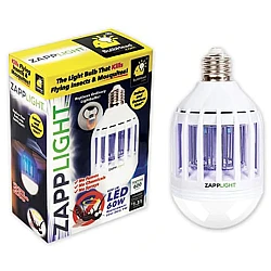 Bec LED ZAPP LIGHT antiinsecte cu lampa UV 9W