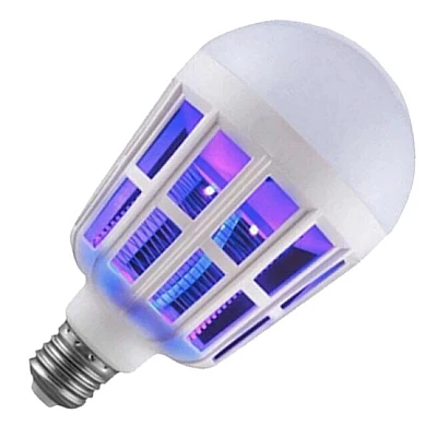 Bec Led 2 in1 Cu Lampa UV Impotriva insectelor15W E27 Bec Led 2 in1 Cu Lampa UV Impotriva insectelor15W E27