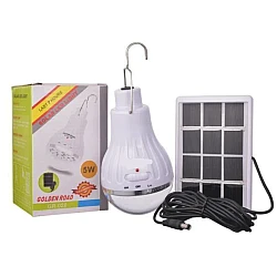 Bec cu leduri portabil 5WLL-028 si mini panou solar inclus Bec cu leduri portabil 5WLL-028 si mini panou solar inclus