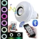 Bec led cu difuzor Bluetooth si telecomanda